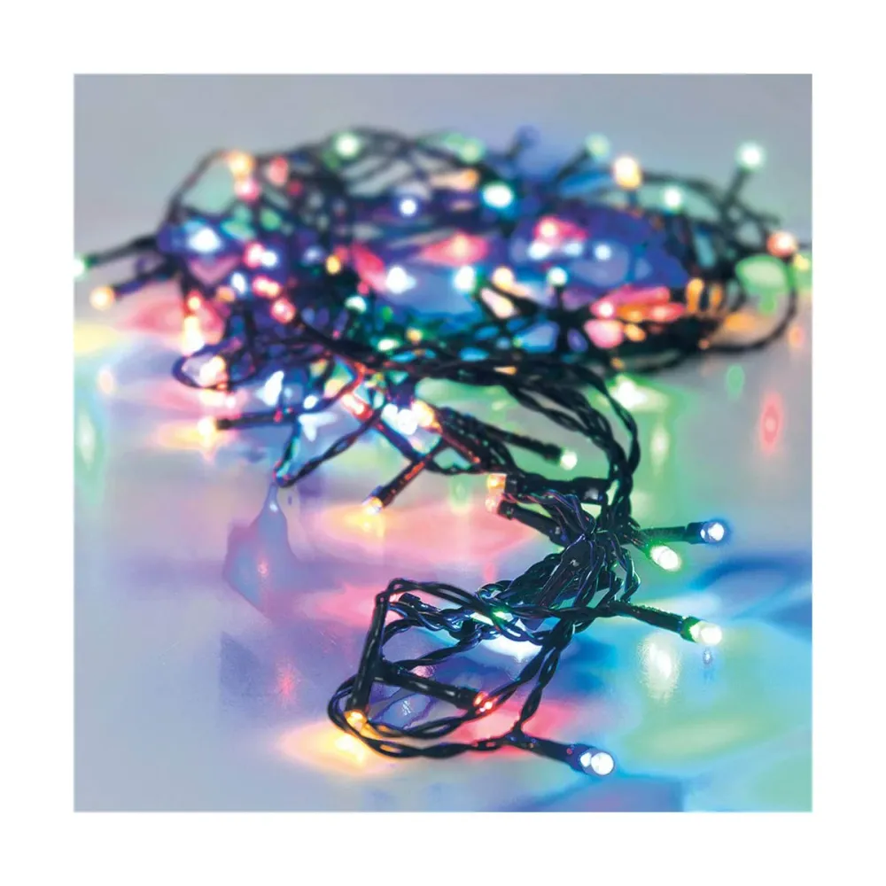Guirlande lumineuse LED Multicouleur 17 m (1 Unités) BigBuy Christmas