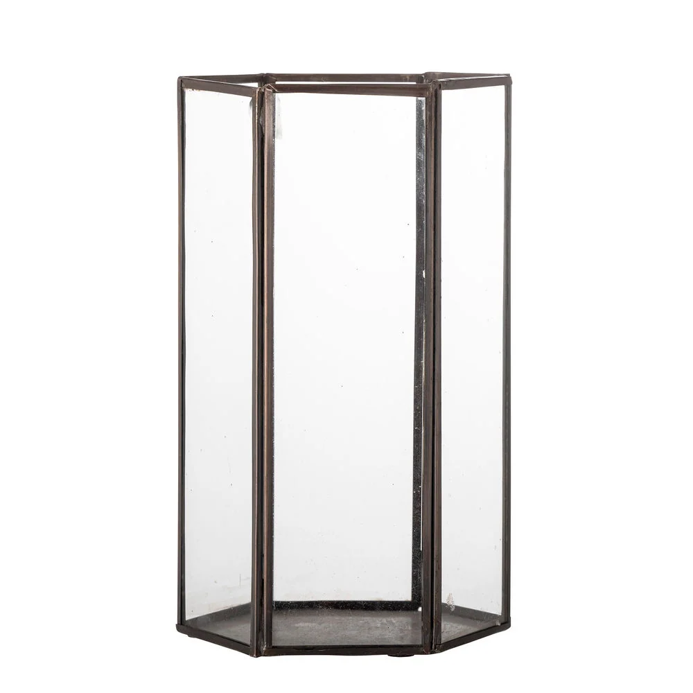 Bloomingville, Lanterne Acentia, Cuivre, Verre
