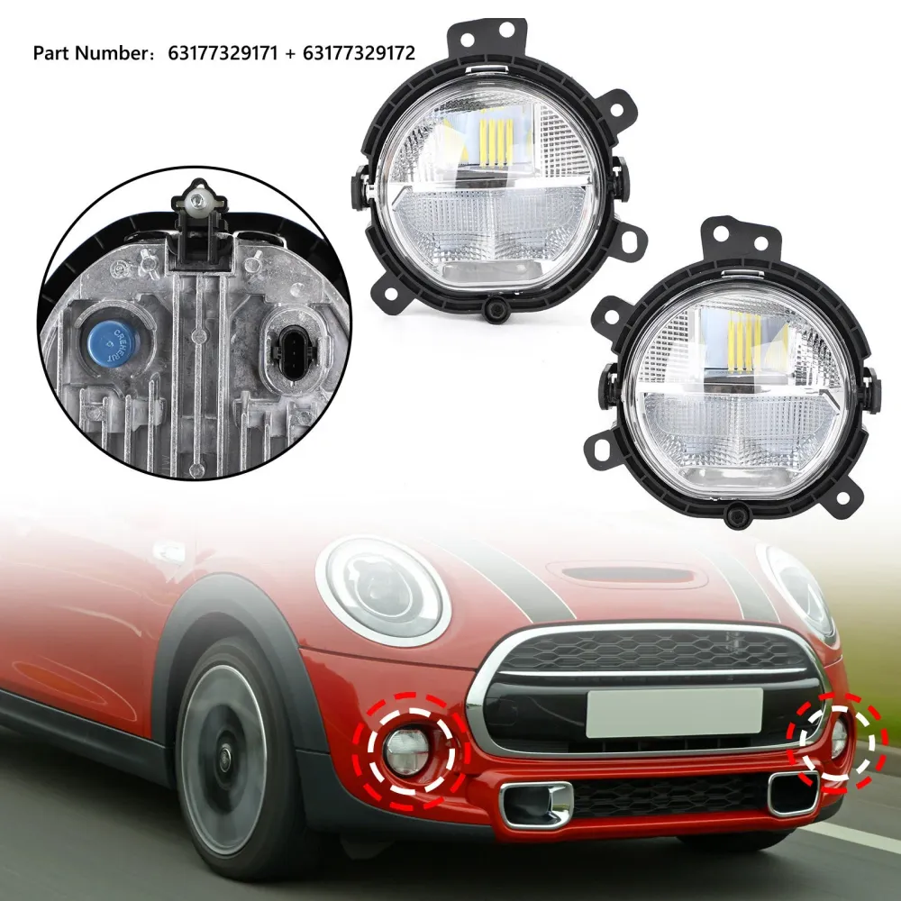 BMW Mini F55 F56 F54 F57 pare-chocs avant gauche/droite lampe antibrouillard