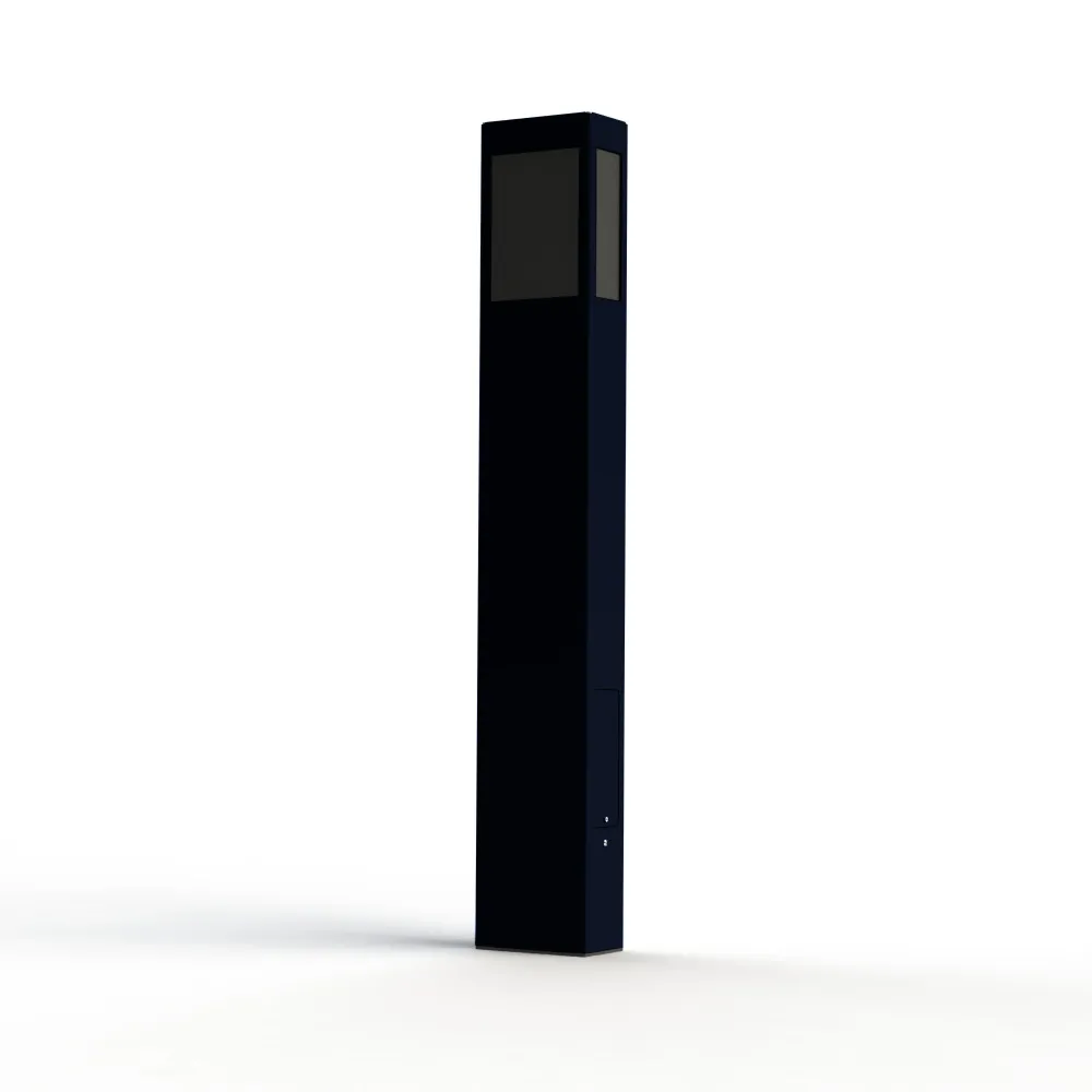 Borne Brick² N°4 PMMA noir Bleu acier 065 108010065