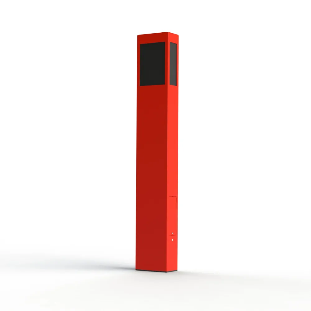 Borne Brick² N°4 PMMA noir Rouge signalisation 056 108010056