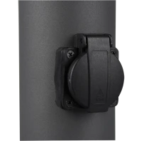 Borne Hoosic anthracite gm avec prise 424067142