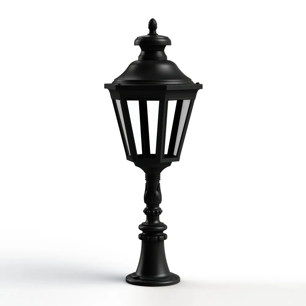 Borne Louis XIII N°9 LED 2700°K Noir foncé 000 130118000