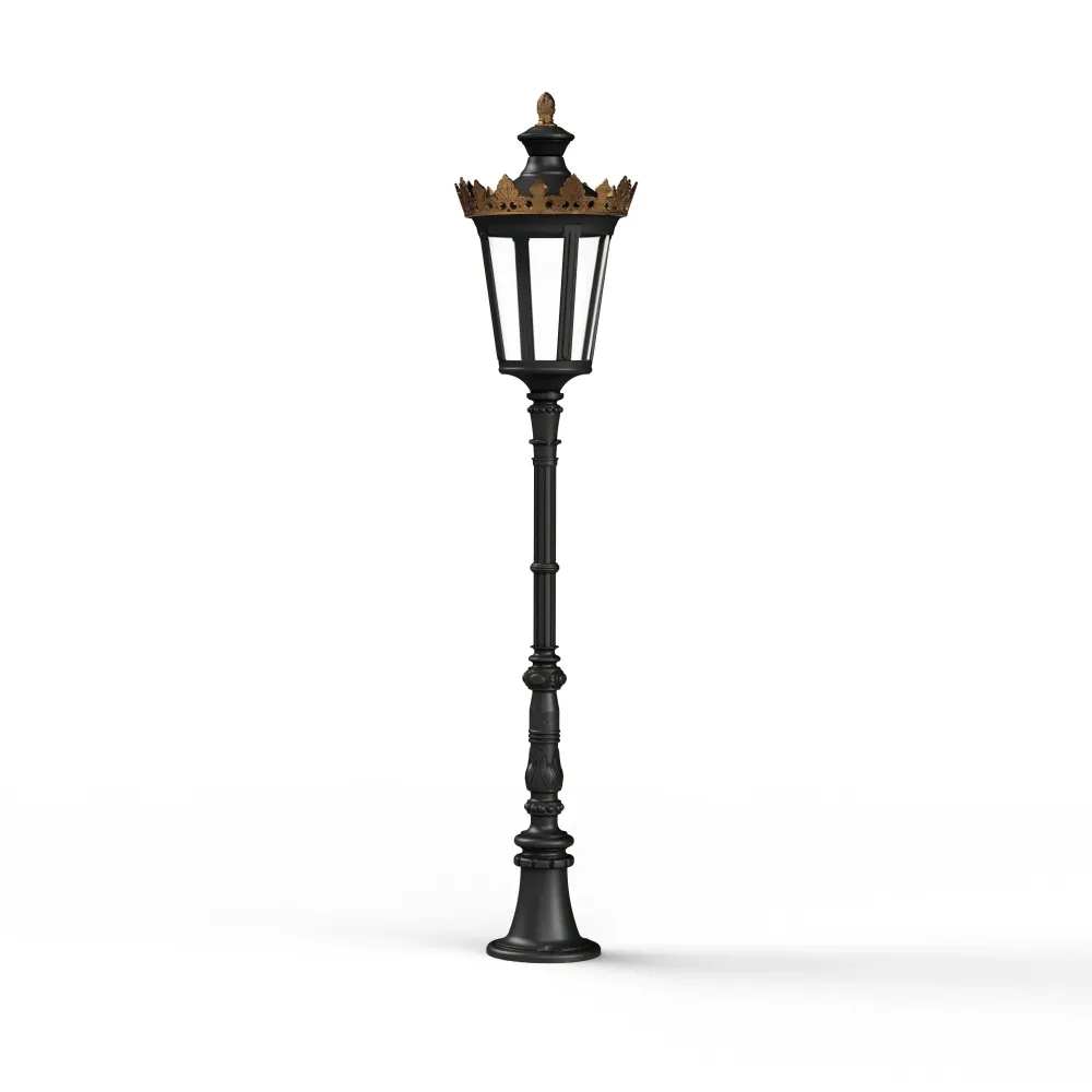Borne Louvre N°8 LED 2700°K Noir foncé 000 133116000