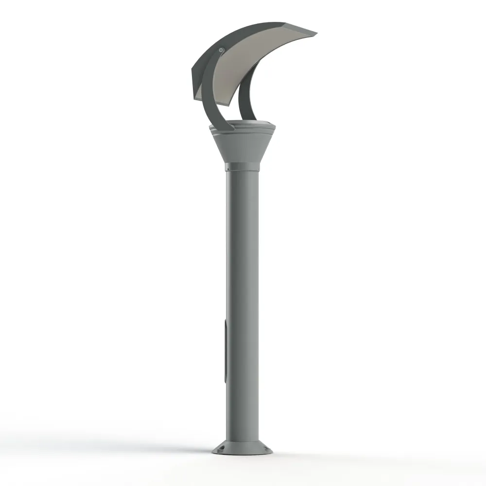 Borne OL33 N°4 LED 28W 4500K verre trempé Gris soie 105 144212105