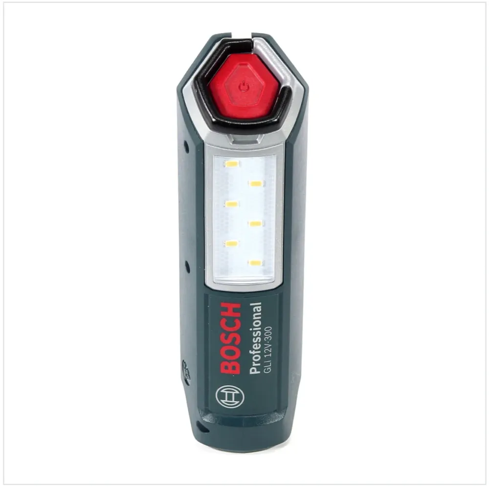 Bosch Professional GLI 12V-300 Lampe sans fil + 2x Batteries GBA 12V 6,0 Ah + Chargeur GAL 1230