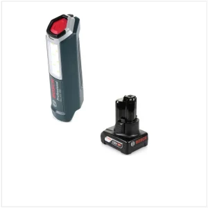 Bosch Professional GLI 12V-300 Lampe sans fil + 1x Batterie GBA 12V 6,0 Ah - sans Chargeur
