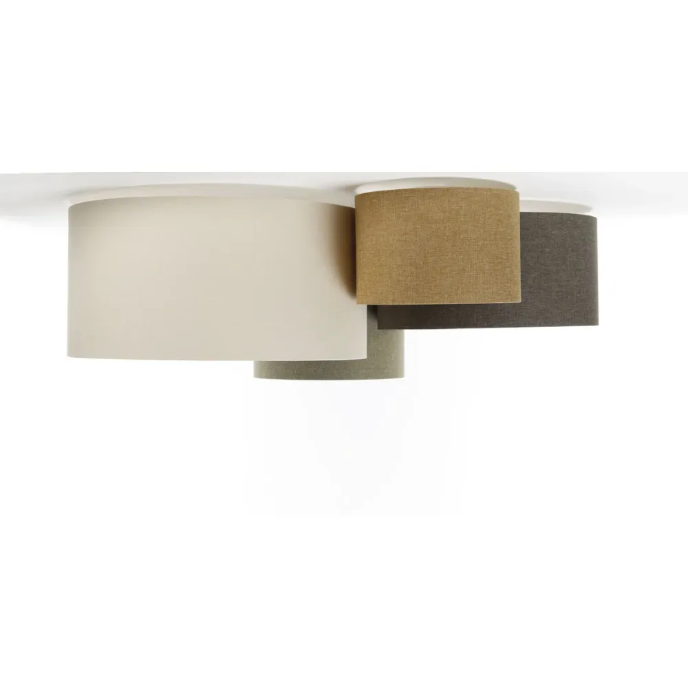 Plafonnier encastré BPS Koncept Boho Elegant 4L E27 blanc