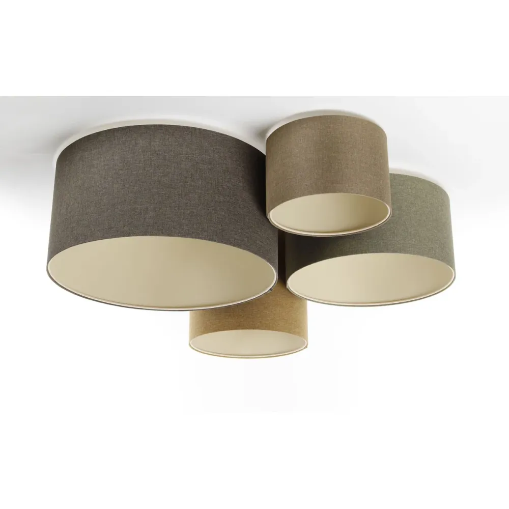 Plafonnier encastré BPS Koncept Boho Elegant 4L E27 blanc