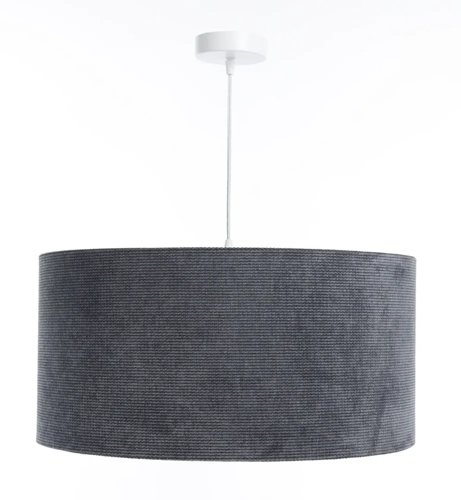 Suspension BPS Koncept Glamour 1L E27 gris foncé