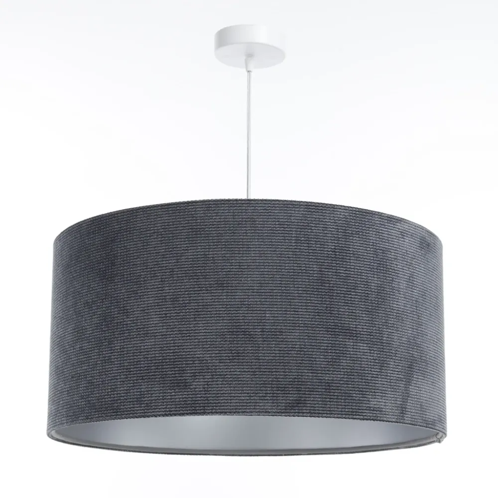 Suspension BPS Koncept Glamour 1L E27 gris foncé