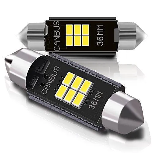 Ampoule LED Dôme intérieur de voiture et éclairage de plaque d'immatriculation 36mm Canbus 900 lumens BPS Lighting