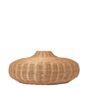 Braided Lampshade - Disc - Natural