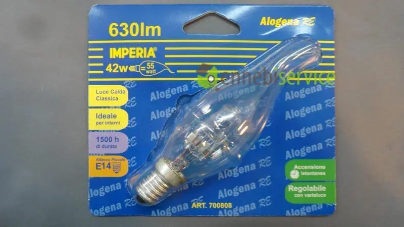 Bulbine sèche du vent E14 42W