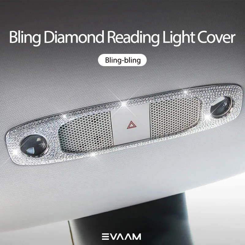 Cache-lampe de lecture EVAAM® Bling Diamond pour Tesla Model 3/Y (2017-2023)