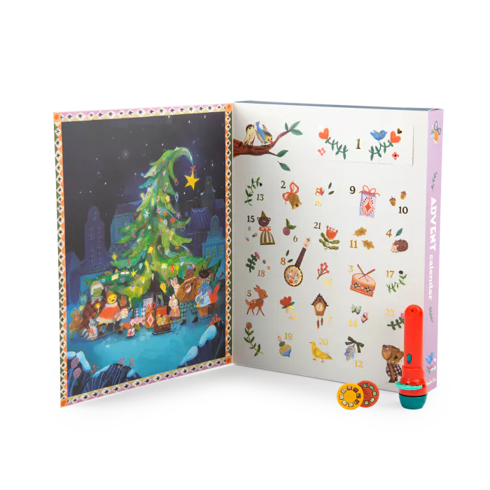 Calendrier de l'avent lampe à histoires - Les Minouchkas