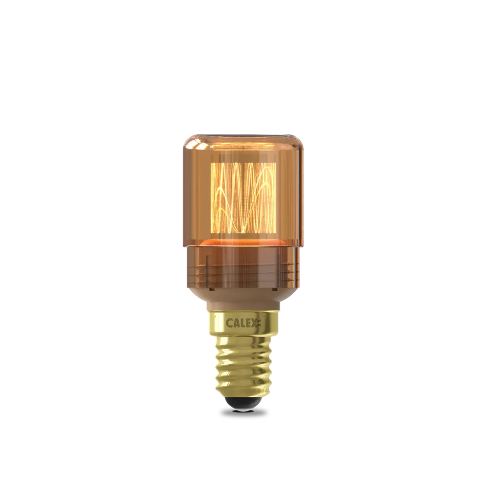 Calex Ampoule LED Crown - E14 - T30 - Or