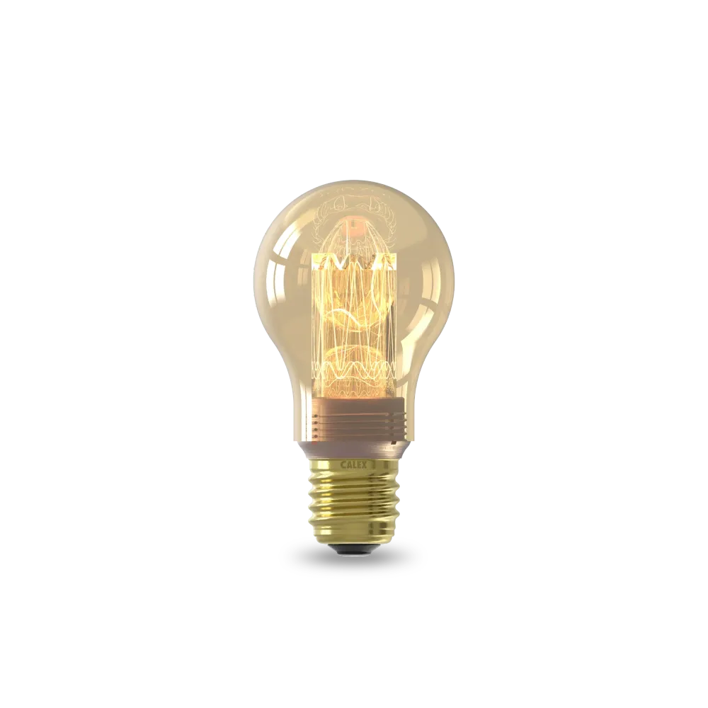 Calex Ampoule LED Série Crown UK - E27 - A60 - Doré