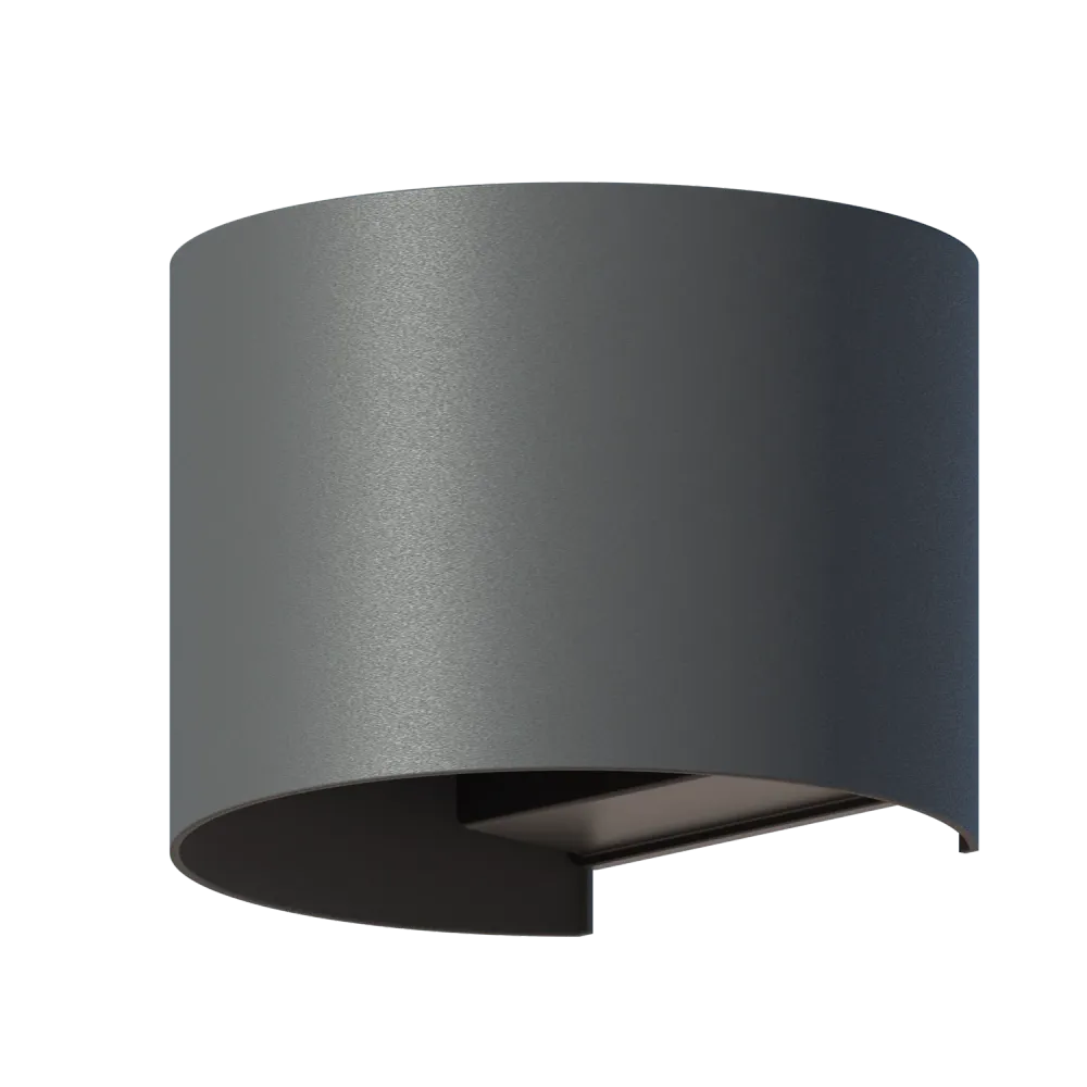 Calex Applique Murale LED Vérone Ovale - Up & Down - Anthracite