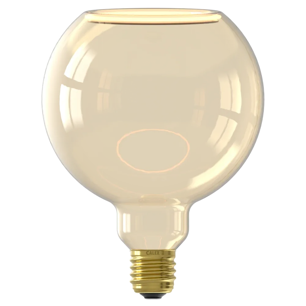 Calex UK - Aura Tomar - G125 - Gold - Straight filament - E27 - 4W
