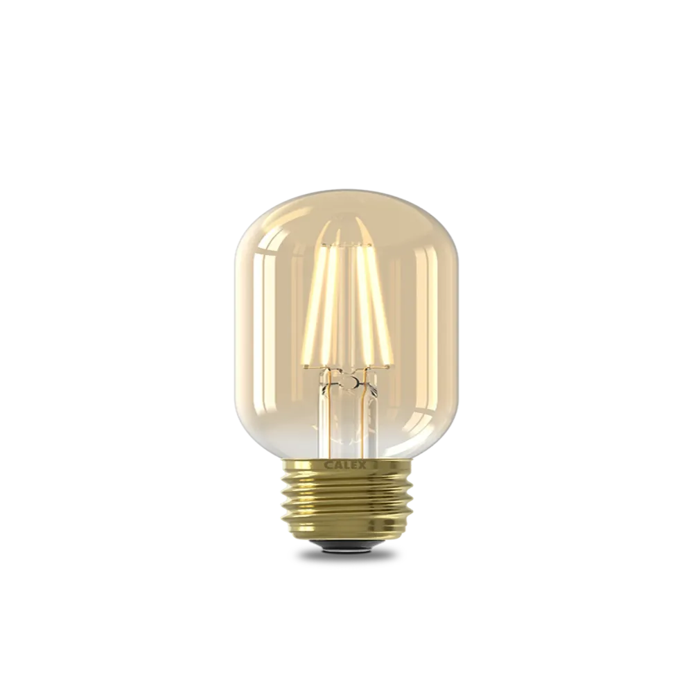 Calex Lampe LED à filament chaud - E27 - T45 - Or