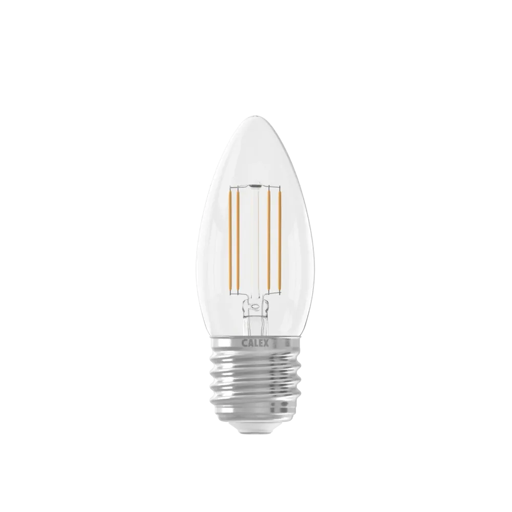 Calex Lampe LED à filament - E27 - B35 - Transparent