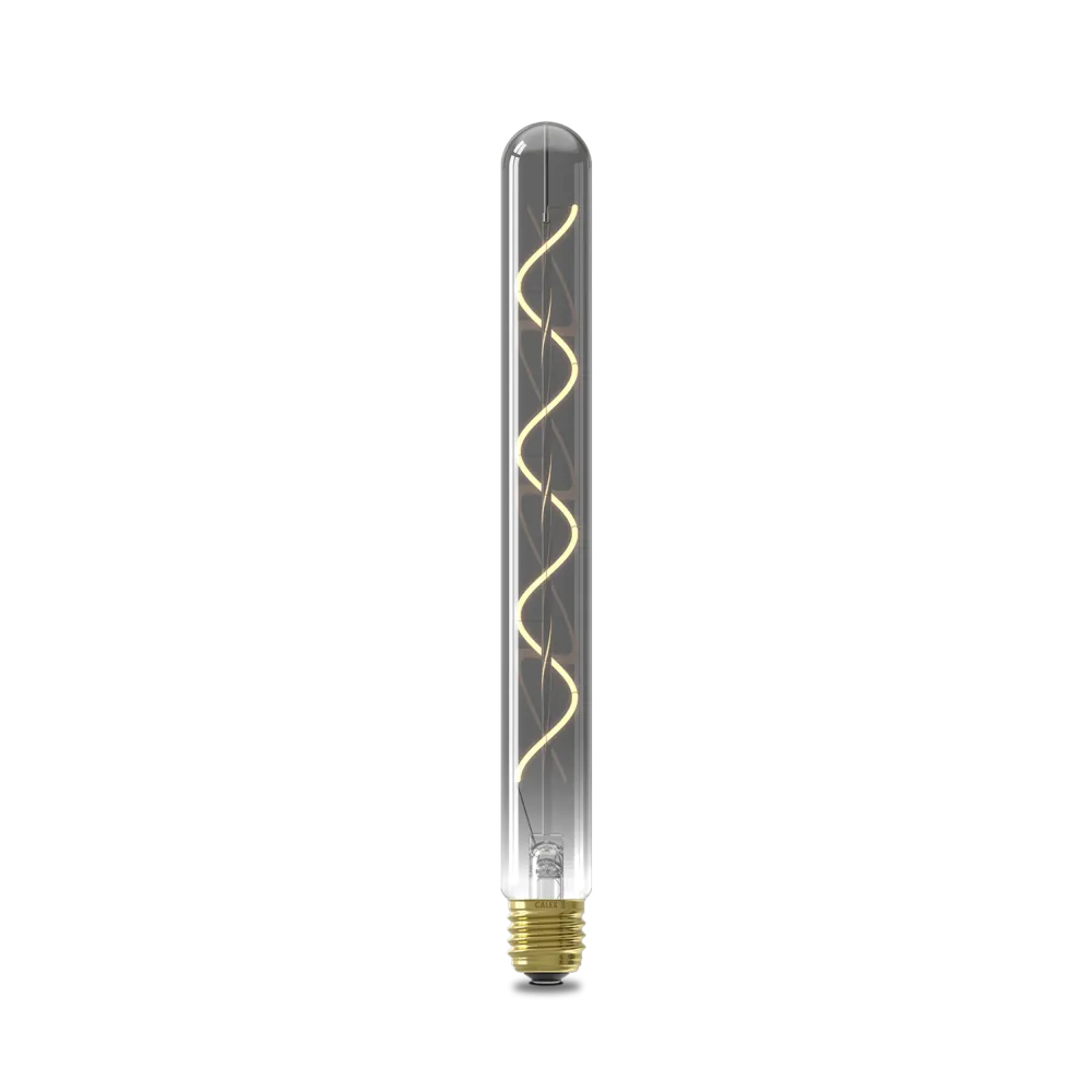 Calex Lampe LED à filament Flex - E27 - T32 - Titane