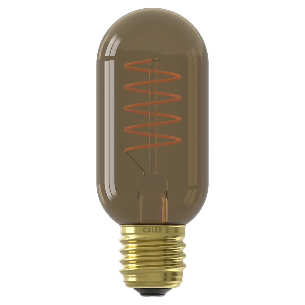 Calex Lampe LED à filament Flex - E27 - T45 - Or