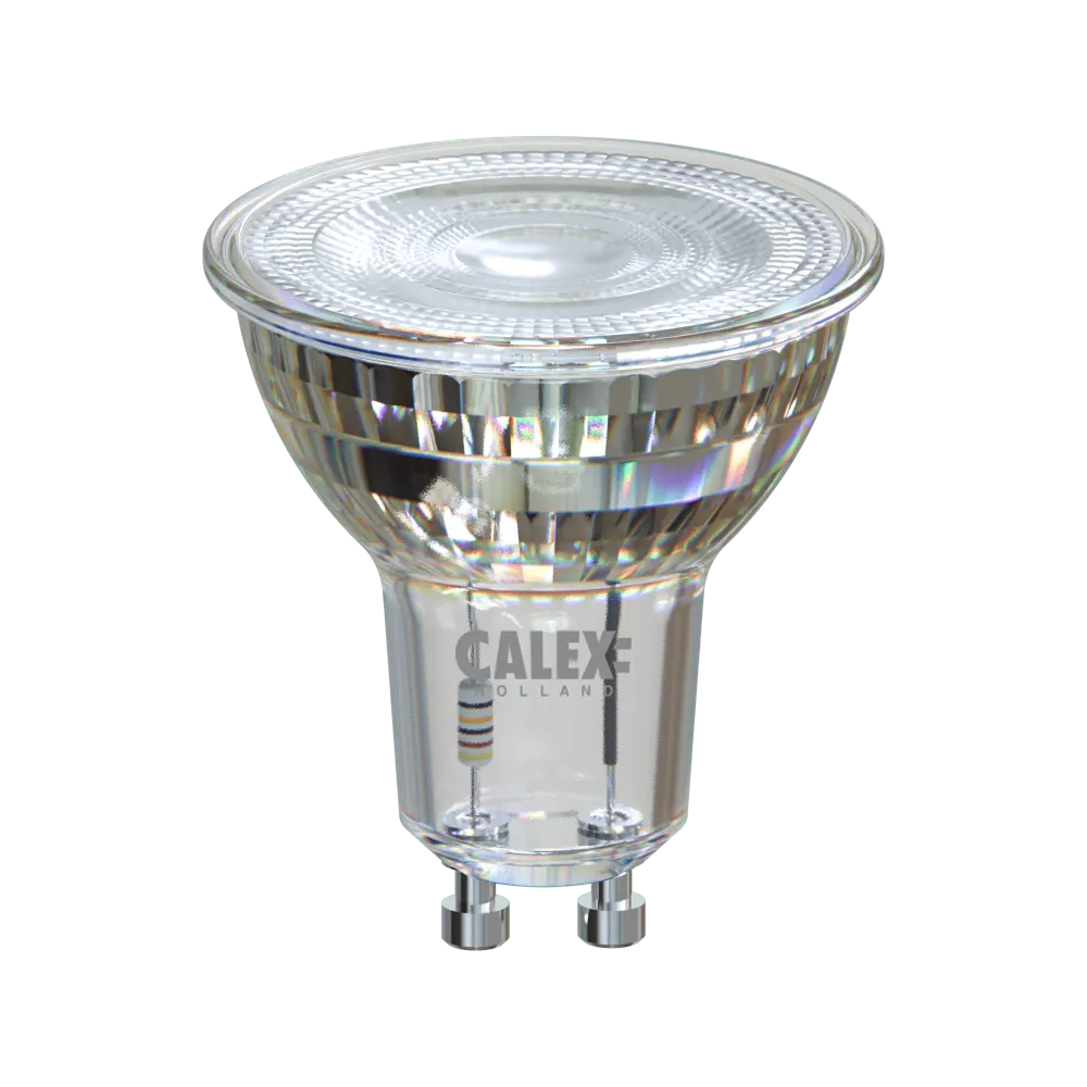Calex Lampe LED réflecteur SMD - GU10 - Chrome