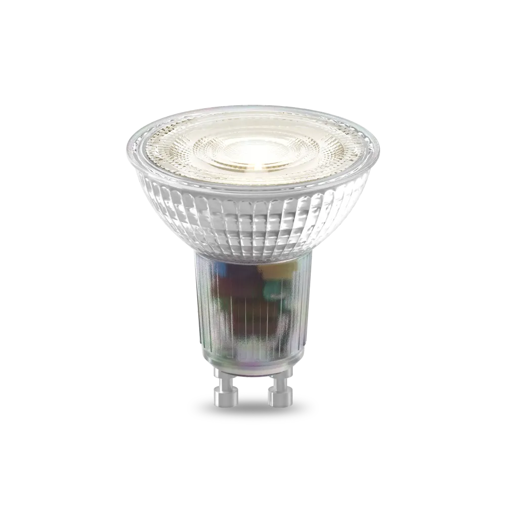 Calex Lampe LED Réflecteur SMD - Lot de 3 - GU10 - CCT - Chrome
