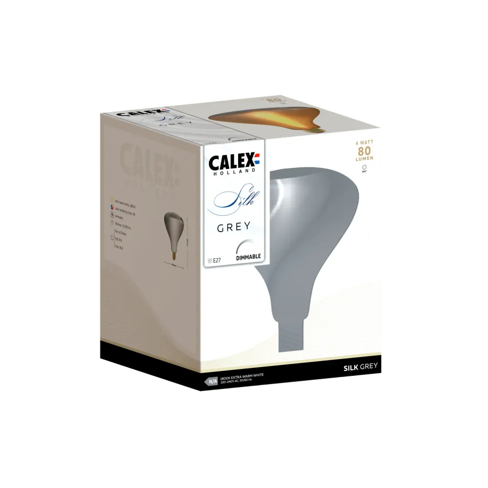 Calex Silk Ampoule LED - R140 - E27 - Gris