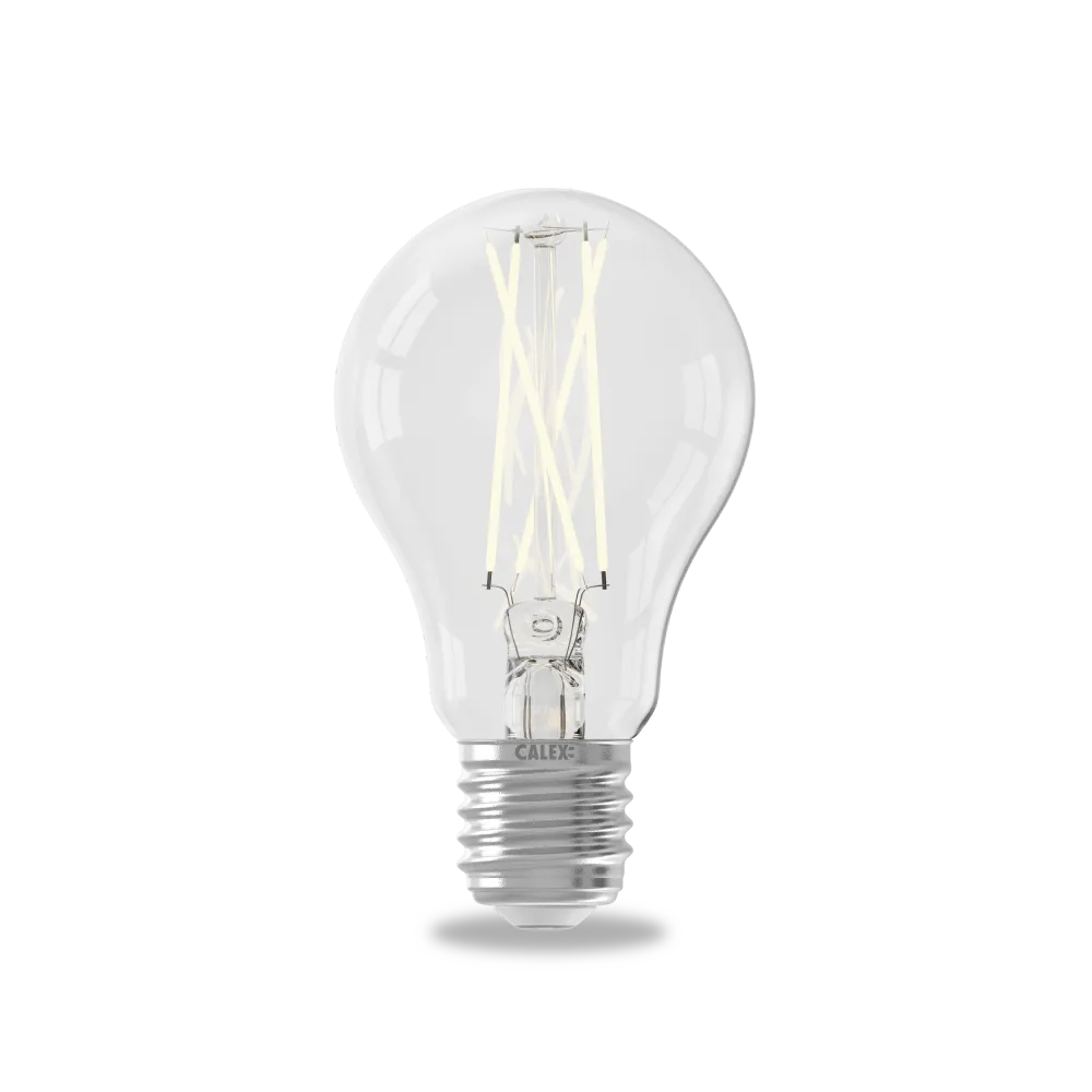 Calex Smart Ampoule LED - E27 - A60 - CCT - Transparent