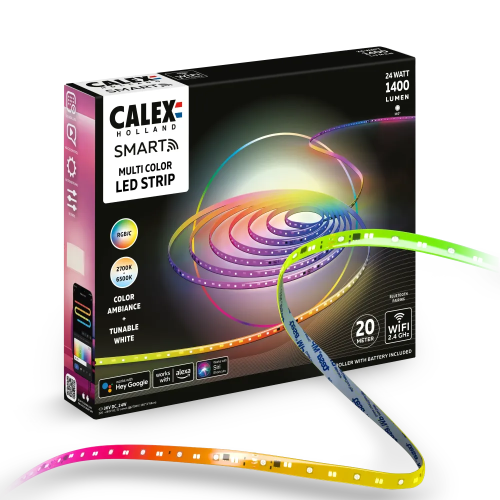 Calex Smart Bande LED - 20m - RGBCCTIC