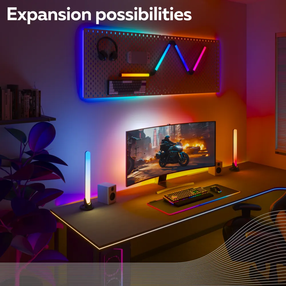 Calex Smart Bande LED de Bureau - 150cm - RGBIC