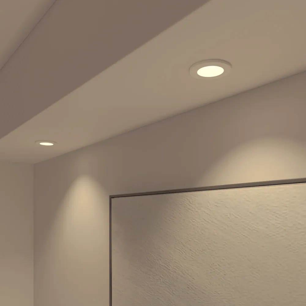 Calex Smart - Halo Downlight - White/White - 6.5W - IP44 - UK