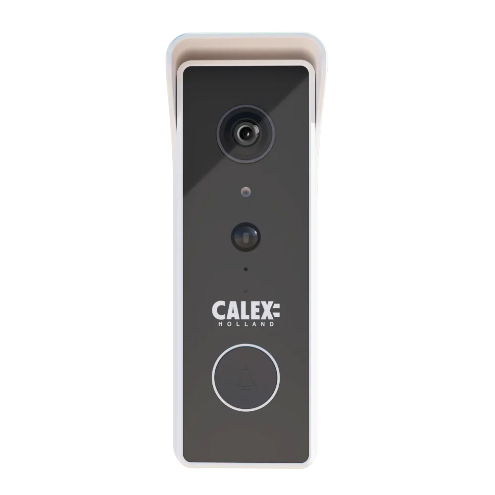 Calex Smart Sonnette Vidéo - 2K - Sans Fil - Noir