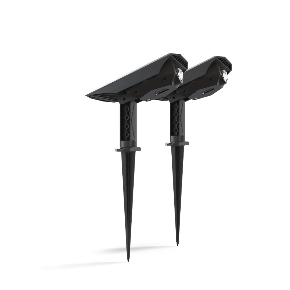 Calex Spot de Jardin Solaire Padoa - Lot de 2 - Noir