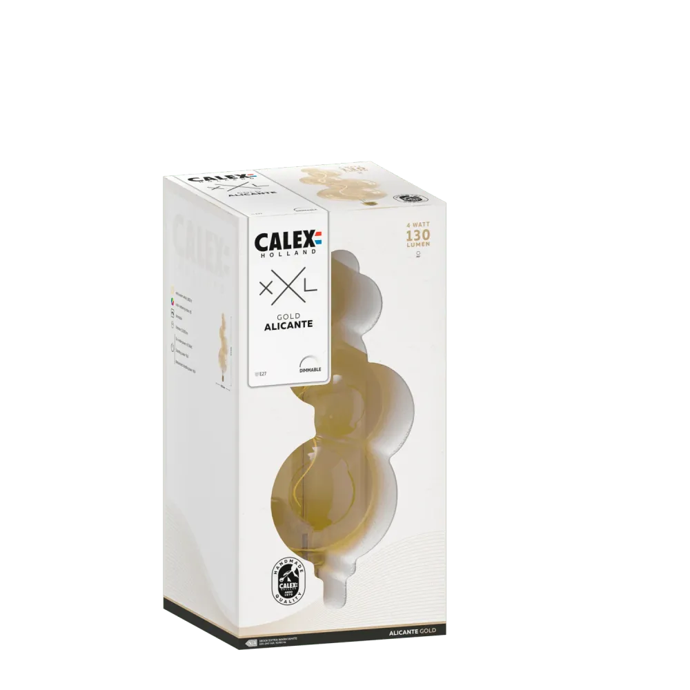 Calex XXL Alicante Ampoule LED - E27 - Or