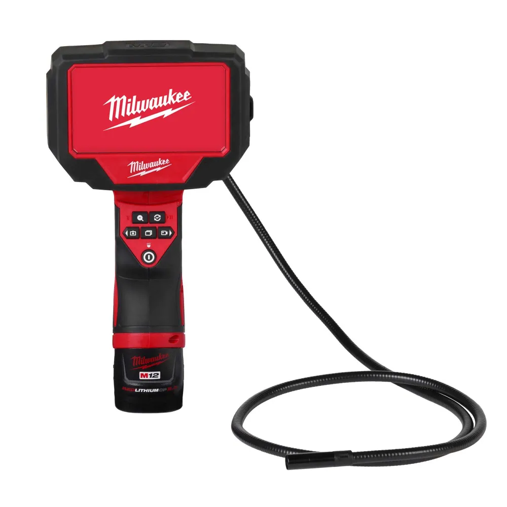 Caméra d'inspection Milwaukee Batterie M12 360IC12-201C 12 V 2 Ah