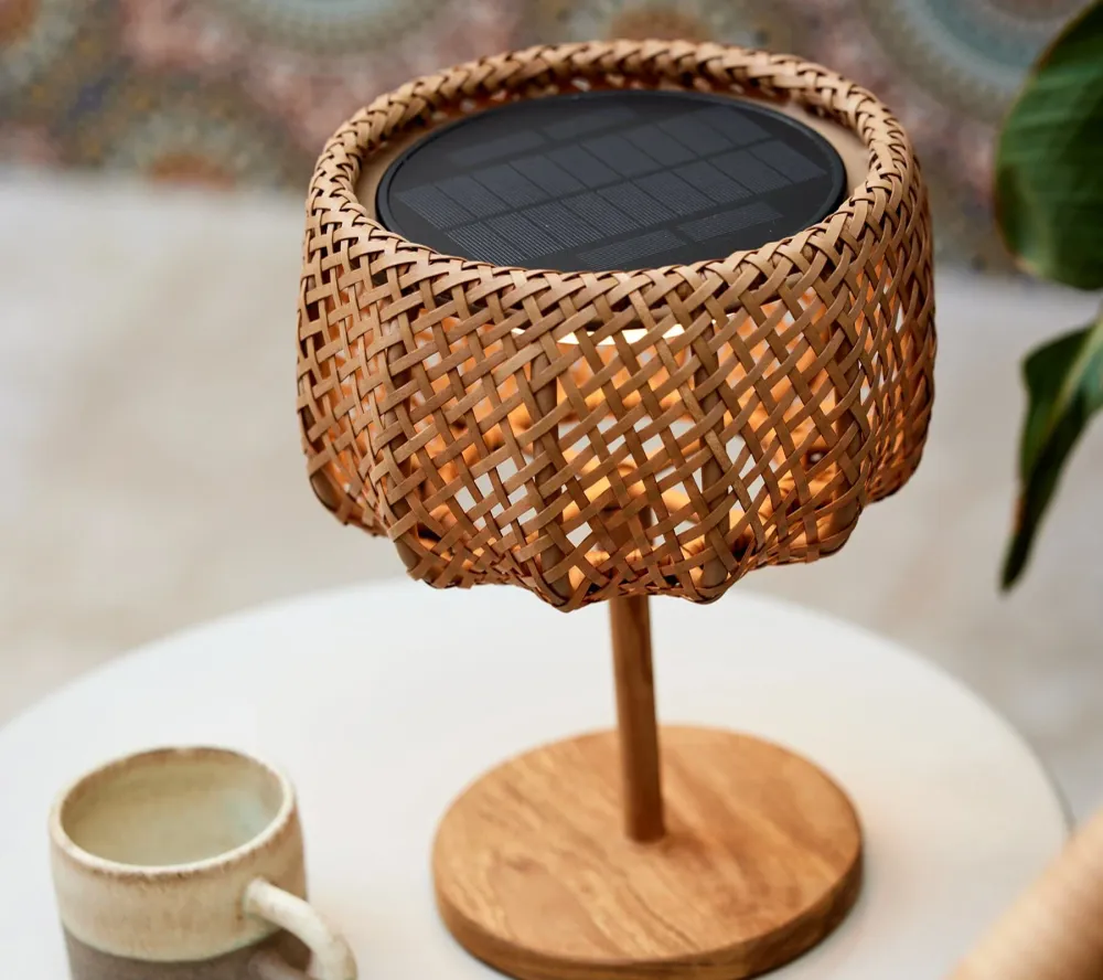 Cane-line Illusion Glow Table Lamp Small, Lampe sans fil Solaire, module LED inclus (57200TU)