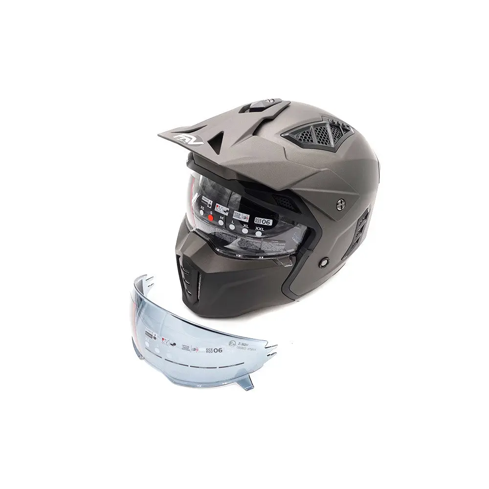 Casque street FRV Bronze Mat (taille S à XL) (S)