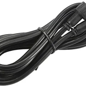 m MU Cavo di prolunga 3 M, IP65 impermeabile per catene luminose S14 Garden Outdoor cavo di prolunga nero