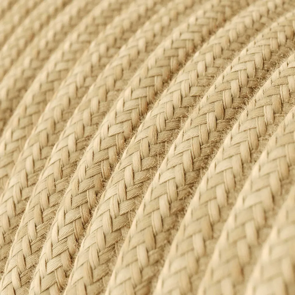 Câble électrique extérieur rond recouvert de jute SN06 - compatible avec Eiva Outdoor IP65