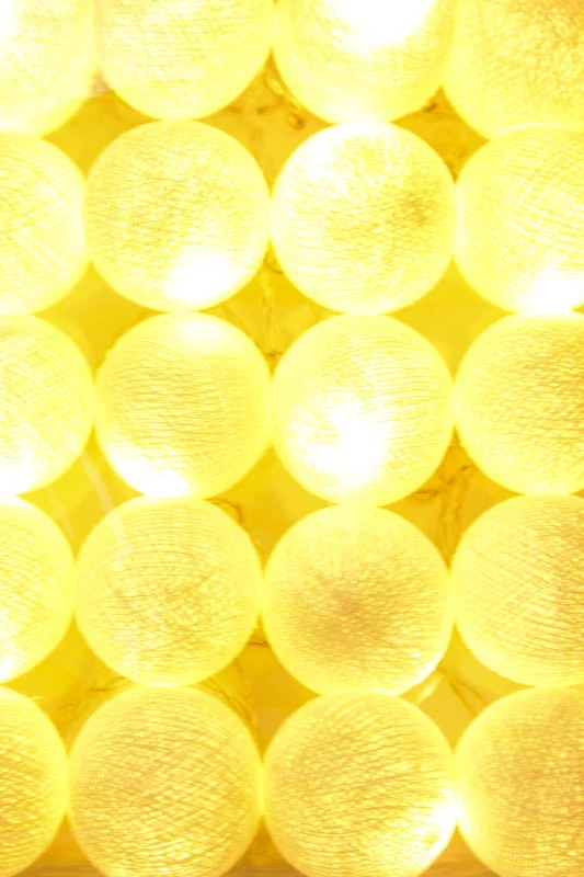 Chaîne lumineuse Cotton Balls blanc cassé