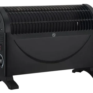 Chauffage à convecteur 750-1500 Watt petit noir