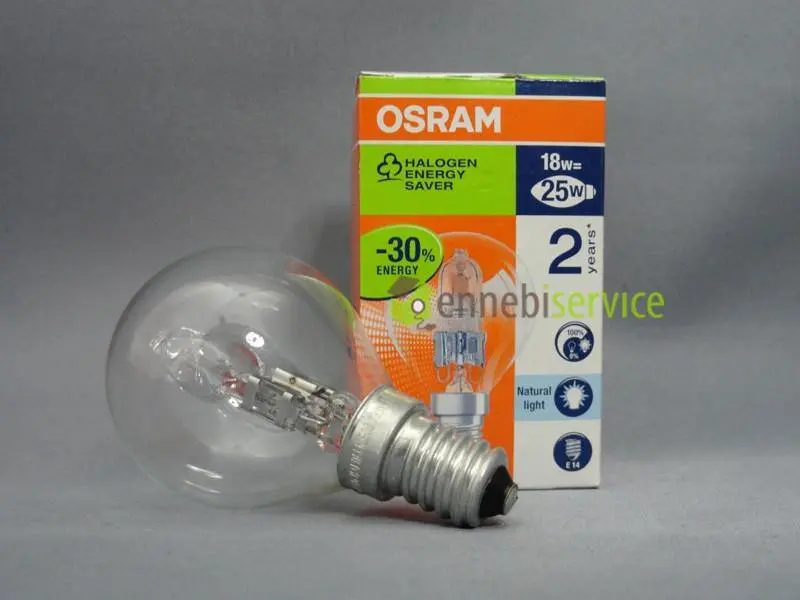 Chiara Energy Saver 18W-20W 25W E14 Sphere ampoule.