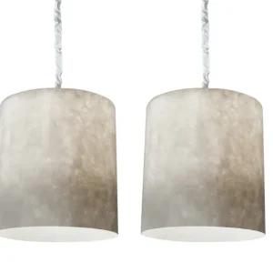 Set 2 Bin Nebula Suspension Lampe Classic Design Italia