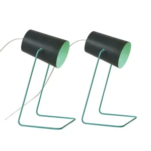 Set 2 Paint T Lavagna Lampe de Table Classic Design Italia