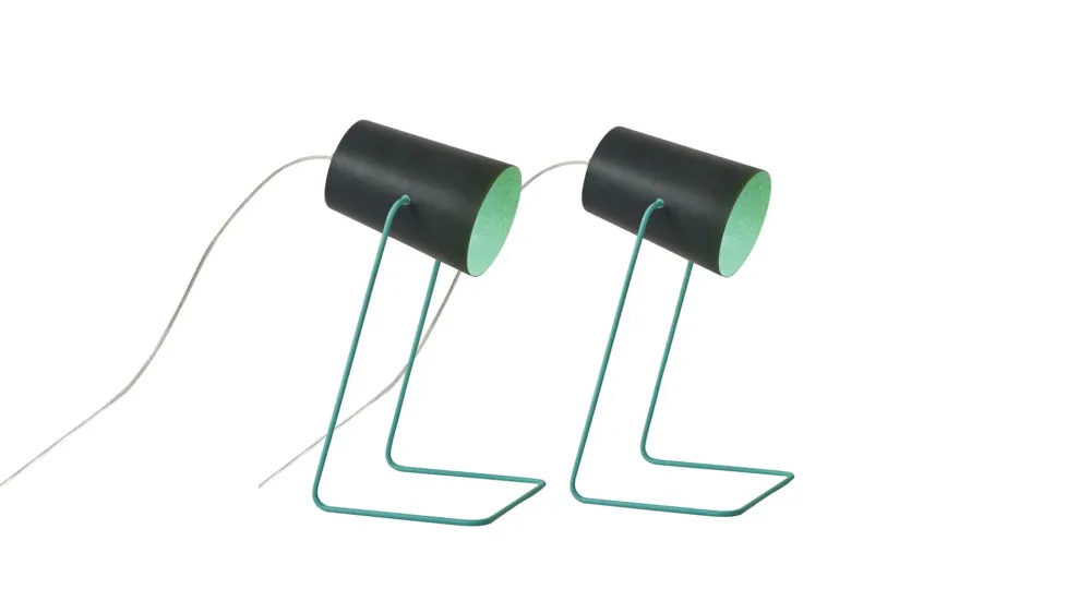 Set 2 Paint T Lavagna Lampe de Table Classic Design Italia