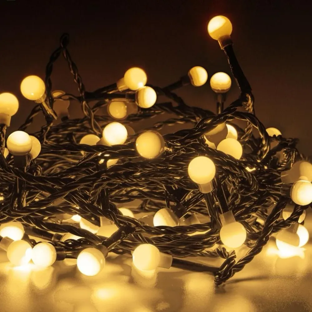 Ampoules LED baies à piles, 8 fonctions (100 lumières) - Blanc chaud Clearance